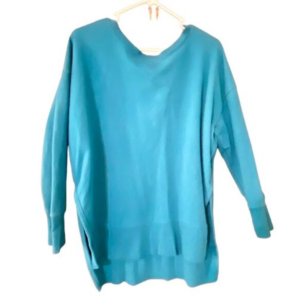 Terra & Sky Sweatshirt Womens Size OX (14w) Long Sleeve Split Sides - Picture 6 of 7